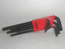 New Bondhus 10999 BLX9M 9-Pieces Metric Ball End Hex L Wrench Set 1.5-10mm