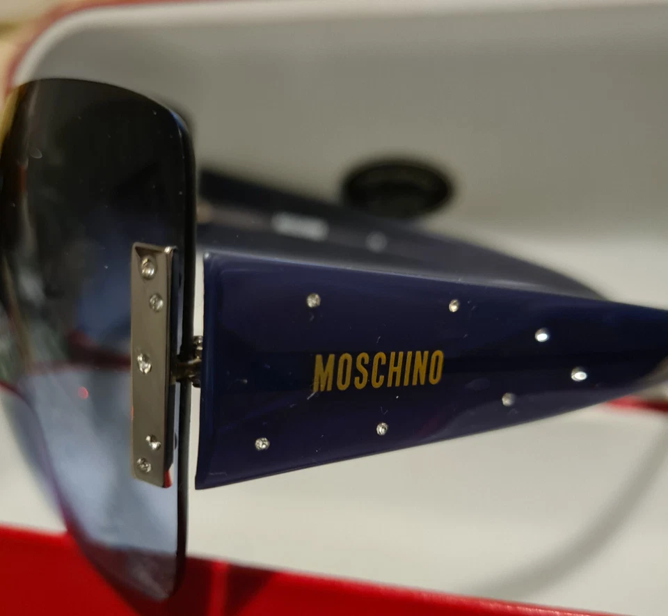 Moschino Sole Lenti Blu Anni 80 Introvabili Foto 2 de 2