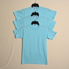 Vintage Russell Athletic Robin Egg Blue T-Shirts Size S - Lot of 3 - 4002