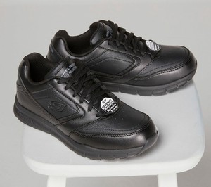 skechers memory foam work shoes