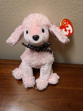 TY's Brigitte the pink poodle beanie baby. Mint condition with tags