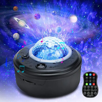 Disco Ball Party Night Light Starry Projector Lamp Bluetooth
