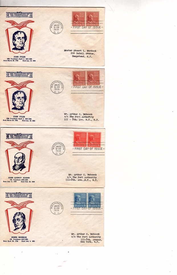 US Prexie DC and covers Fidelity Eagle book Cachet 32 items no full sets (bb1 - Image 4 of 4