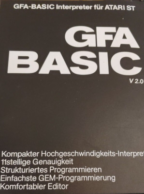 GFA BASIC Compiler (1990) for ST 520 1040 Mega (Box, Manual, KEINE SOFTWARE)