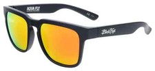 Black Flys Aqua Fly Floating Sunglasses - Matte Black - Orange Mirror Polar