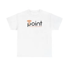 Internet Provider Company Tee Point Broadband Gildan Unisex Heavy Cotton T-Shirt