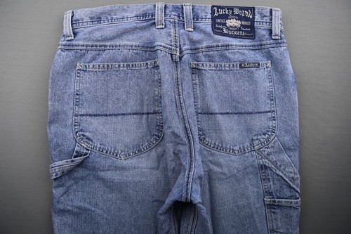 Pantalones Cortos de Jean Carpenter Lucky Brand de Colección Hechos en EE. UU. Talla 33 - Imagen 8 de 9