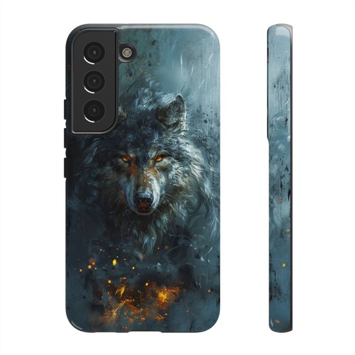 Gray Wolf Brushed Painting - Phone Ink Cover Case for iPhone, Galaxy, Pixel - 第 250/281 張圖片