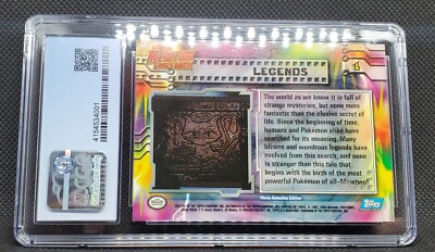 1999 Topps Pokemon the First Movie #1 Legends (Mew) CGC 9 First