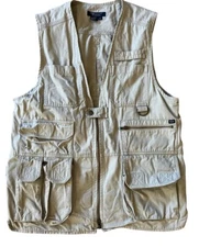 5.11 Tactical Series Vest Adult Large Khaki Concealed Carry Pocket Hunter Police