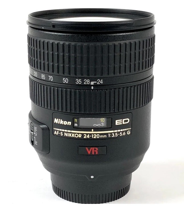 ニコン AF-S 24-120/3.5-5.6G ED VR：2442206 Nikon AF-S VR Zoom-NIKKOR 24-120mm f/3.5-5.6G IF-ED | DSLR