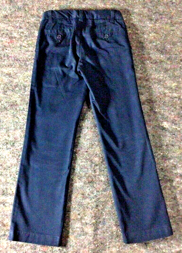Lands End Girls Chino School Uniform Dress Pants Khaki & Navy Blue Size 7 & 7S - Picture 13 of 21