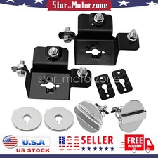 Fits 1970-1972 Cutlass 442 Chrome Hood Lock Pin Bracket Retainer Set Us Fits 1970-1972 Cutlass 442 Chrome Hood Lock Pin Bracket Retainer Set Us