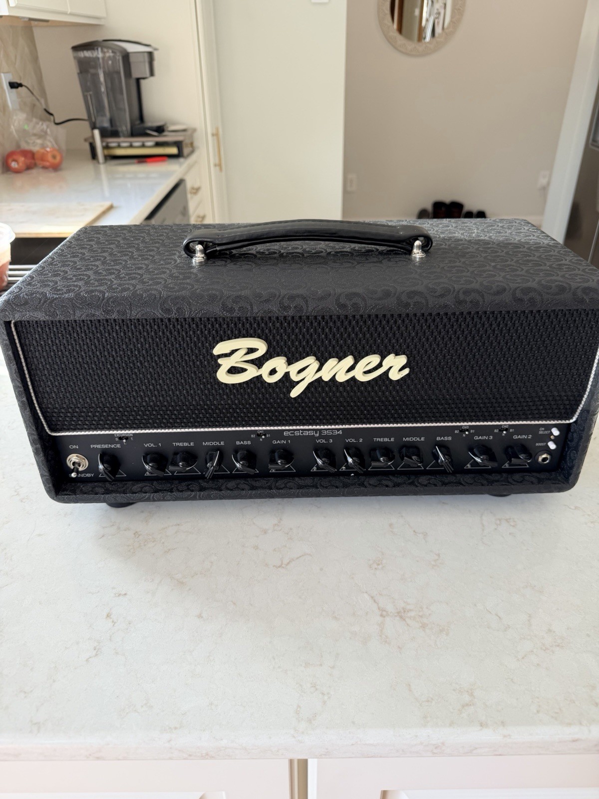 Bogner 3534 30watt 3 Channel Guitar Amplifier Head  With Foot Switch