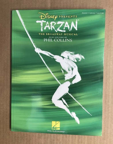 Hal Leonard Tarzan Das Broadway-Musical arrangiert für Klavier Gesang Gitarre ~ fast neuwertig