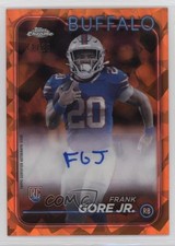 2024 Topps Chrome Sapphire Edition Rookie Orange 11/25 Frank Gore Jr Auto 6yz
