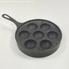 Vintage Griswold Cast Iron No 32 962 Aeblesliever Danish Pancake Pan