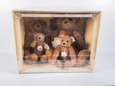 Steiff Margaret Strong Museum Cinnamon Teddy Bears Set 1984 Boxed Mohair