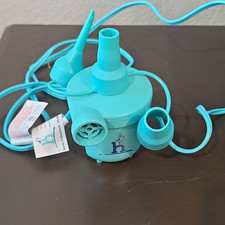 Hiccapop Gonfleur/Déflateur Pompe à Air Électrique Filaire pour Camping avec 3 Adaptateurs