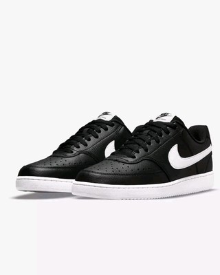 Nike Court Vision Low Next Nature Black White Sneakers DH2987-001 Men's Sizes