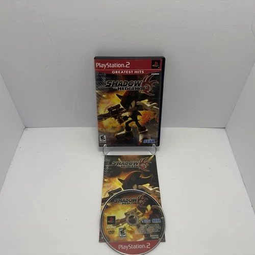 Shadow the Hedgehog PS2 Complete W/Manual Red Label Tested & Works CIB