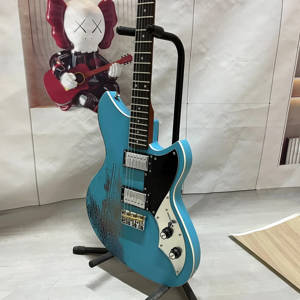 Dennis fano Heavy Relic Electric Guitar HH Pickups 21 frets Fast Delivery - Image 2 of 4