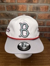 New Era Brooklyn Dodgers Optic White Logo The Golfer SnapBack Hat