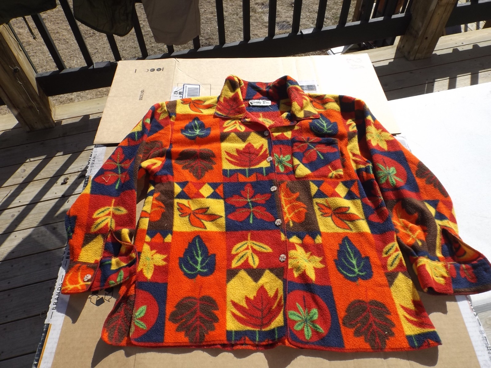 Cindy Bai Fall PAttern Leaf Design Multi-color Bu… - image 2