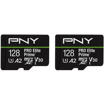 2-Pack 128GB MicroSDXC for Action Cameras
