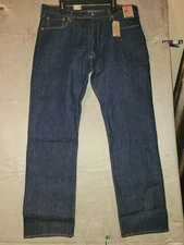 Levi's Jeans Men's 501 40x34 Dark Wash Denim Button Fly Great Christmas Gift
