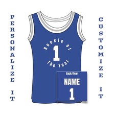 Rookie of The Year Custom Basketball Jersey for Adults – Personalized One-Year A