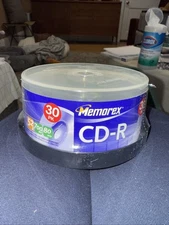 MEMOREX CD-R  52 X / 700 MB / 80 MINUTES 30 Pack Recordable New