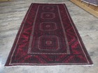 Anatolian Vintage Turkish Rug HandMade Turkish Tribal Geometric Rug 3.6x6.9 Ft — photo 1