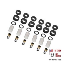 Fuel Injector O Rings Seals with Micro Filters Fuel Injector Repair Kit for