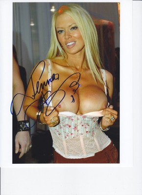 Jenna Jameson - Model, Adult Star 8x10 inch 20x25cm Foto signiert auf AVN Expo