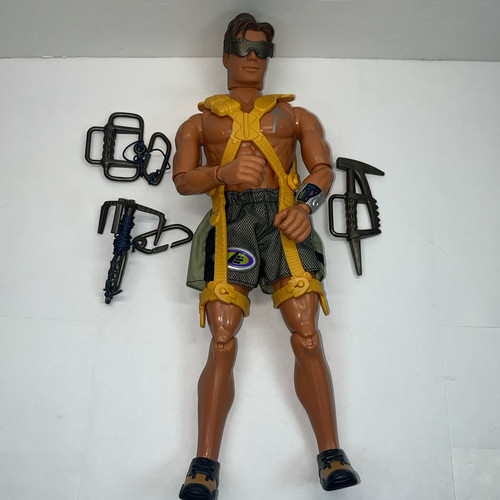 Modellino Max Steel Extreme Sports Mountain Climbing 12" completo - Foto 1 di 4