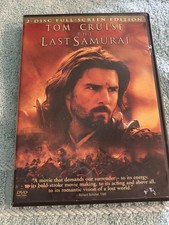 The Last Samurai  DvD, 2004, 2-Disc Set, Full-Screen Version Pre-Owned