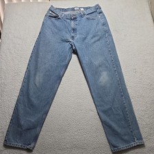 Vintage Calvin Klein Jeans Mens 32x31 Easy Fit Doublestone Light Wash Denim Blue