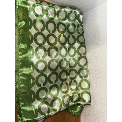 Coach Green Rectangular Scarf EUC - Picture 2 of 5