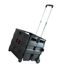 Elama Home Oneboxcarryall Heavy Duty Carry All Easy Folding Cart Lid