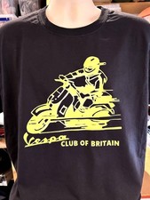 Vespa Club Of Britain Tshirt Various Sizes In Ladies And Gents Sizes 1