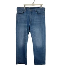 Levis 505 Mens Jeans Size 40x30 Regular Fit Straight Leg Blue Cotton Medium Wash