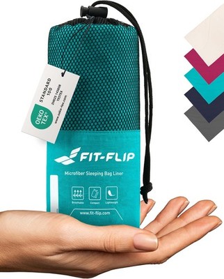 Fit-Flip Hüttenschlafsack aus Baumwolle oder Mikrofaser - ultraleichter 