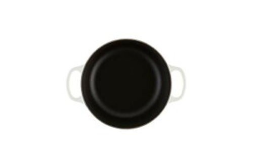 Le Creuset Lace Relief Signature Cocotte Ronde 20cm 2.4L Cotton White New - Picture 4 of 5