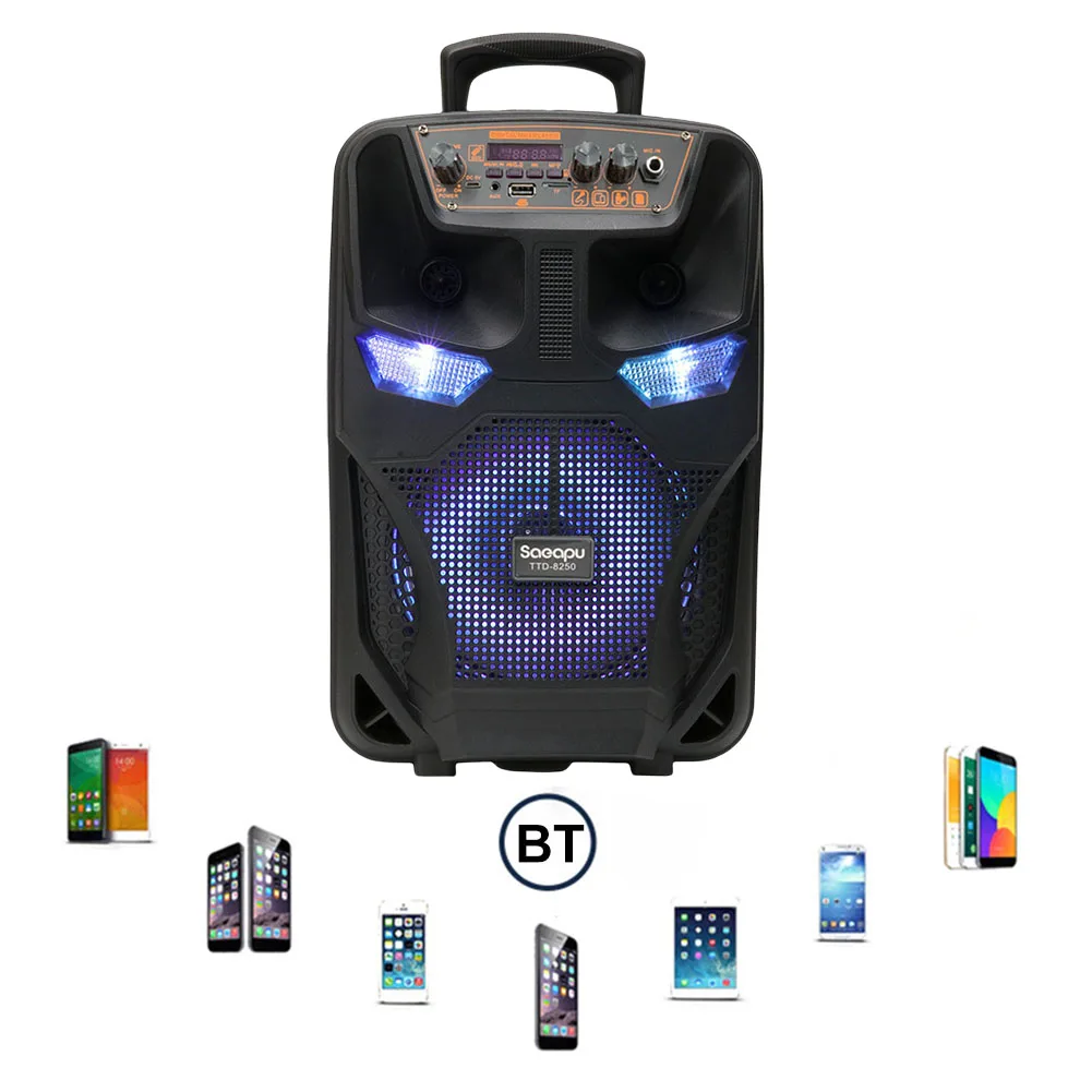 Wireless Bluetooth Speaker with Powerful Subwoofer Portable High-Quality Sound
