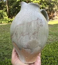 Katy Drijber Studio Pottery Pitcher Cougar Ca...