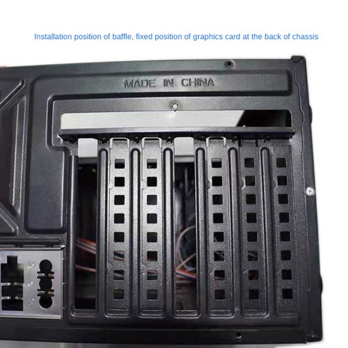 5 pezzi PCI Slot Cover scheda di raffreddamento ventola di raffreddamento ventilazione polvere per 6522 - Foto 5 di 6