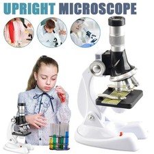 100x 600x 1200x Microscope Portable Kids Students Microscope Kit with LED Light