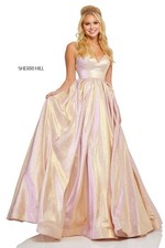 Sherri Hill 52755 Rosegold Pageant Prom Ball Gown Dress sz 4 NWT SALE