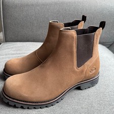 Chaco Men's Fields Chelsea Waterproof Boot Tan Slip on Casual Preppy Sz 10.5